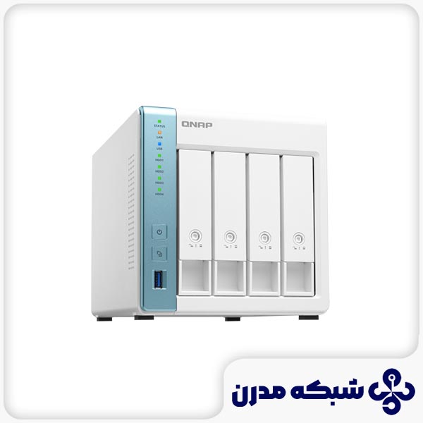 451_1589527211_TS-431P3_Left-angle-of-elevation.jpg ذخیره ساز کیونپ 4Bay مدل TS-431P3-2G